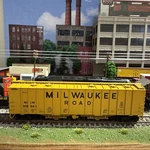 Walthers 50' Airslide Hopper Milwaukee Road #109941 -ho Scale. Fixed Price $14.99.