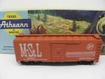 Athearn Minneapolis & St Louis Single Door Boxcar Msl #52673- Ho Scale Used **a*. Fixed Price $14.00.