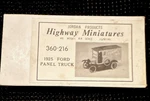 Jordan Ho Scale 1925 Ford Panel Truck Model Kit Multicolor Polystyrene 360-216. Fixed Price $14.99.