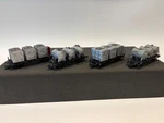 Marklin 4614? (X4) Container Flat Cars - Ho. Fixed Price $75.00.