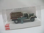 Busch Ho Model 44006: Dodge Power Wagon W/ Corn Load & Scarecrow, Mib. Fixed Price $30.00.