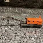 Ho Scale "amtrak M&w 15449 Working Freight Train Crane / Bachmann Brand. Fixed Price $14.99.