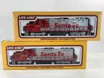 Life Like 8294 & 8279 Santa GP-35 Loco Dummy , Ho Scale. Fixed Price $55.00.