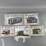 Model Power Ho 1:87 Building Kit Lot Of 5 Station Depot Sealed New. Fixed Price $34.88.