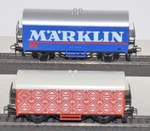 Marklin Lic Freight Car Lot 2452S 2450F Usa Club Ho. Fixed Price $59.00.