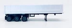 Ho 1:87 Promotex # 5340 36' 3-AXLE Gravel Truck Semi Dump Trailer White. Fixed Price $24.95.