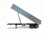 Ho 1:87 Promotex # 5281 - 36' Axle Gravel Truck Semi Trailer Silver. Fixed Price $21.96.