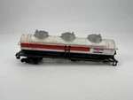 Bachmann Ho Scale Exxon 3-DOME Tank Car White Fair. Fixed Price $5.24.