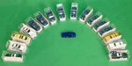 Lot Of 16 Busch Ho Scale Assorted U.s. State Police Model Cars - New. Fixed Price $425.00.