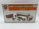 Bachmann 45152 Ho Scale Farm Buildings With Animals Plasticville Classic Kit New. Fixed Price $10.39.