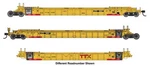 Walthers Ho 910-55833 Mainline Nsc Articulated 3-UNIT 53' Well "ttx". Fixed Price $99.43.