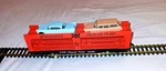 Tyco Ho Scale Auto Loader Trailer Train Flat Car. Frisco Sl-sf 2530 With Cars. Fixed Price $5.48.