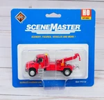 Walthers Scene Master 949-11531, International 4300 Tow Truck Red, 1/87 Ho Scale. Fixed Price $15.95.