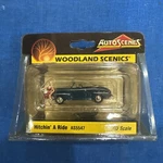 Woodland Scenics Ho Scale Hitchin'a Ride Autoscenes AS5547. Fixed Price $19.99.