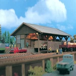Covered Cargo Hall -HO-1/87-VOLLMER 45700. Fixed Price $62.71.