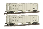 Walthers Scale Covered Hopper (2-PACK) PS-2 2893 Cu Ft Penn Central 932-27963. Fixed Price $59.99.