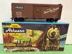 Athearn Bev-bel Kit #10120 Frisco Fast Freight 40' Box Car #575129 New Old Stock. Fixed Price $14.25.