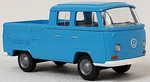 Wiking New Ho 1/87 Scale Volkswagen Vw T2 Crew Cab Pick-up Bus Bright Blue. Fixed Price $30.39.