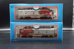 Vtg Model Ho Santa Fe F3 Diesel Locomotives #6730 Powered & #6731 Dummy. Fixed Price $39.99.