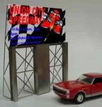 Union City Speedway Animated Roadside Sign O-scale -lights, Blinks,more! Super!. Fixed Price $46.99.
