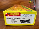 Roundhouse - Scale 12501 New Hampshire 50' Plug Door Box Car #40600. Fixed Price $17.50.