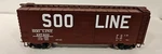 Mth Ho Scale 85 74123 40' Ps Box Car Soo Line #137402. Fixed Price $29.99.