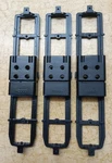 3 Ho Athearn Black "F7-A F7-B Diesel Locomotive Chassis. Excellent Condition.. Fixed Price $17.50.