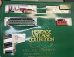 Dept 56 Bachmann Heritage Village Ho Gauge Train Set Cars; 16 Track Tested. Fixed Price $75.00.