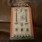 Vintage Life-like Ho-scenics City Sidewalk Set No. 01112 Scale Nos. Fixed Price $24.99.