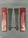 Yokohama Shinohara Ho Scale #6 Left And Right Turnouts Code 100 Nickel Silver. Fixed Price $49.95.