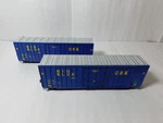 Walthers 932-27102 Ho Scale Gunderson 50' Hi-cube Paper Box Car (2-PACK). Fixed Price $68.00.
