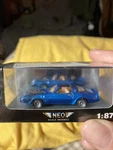Neo Scale Models 1/87 Pontaic Firebird Trans Am Metallic Blue. Fixed Price $250.00.