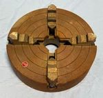 Atlas Workholding 4-JAW Independent Metal Lathe Chuck Part 1244, 10D6. Fixed Price $569.49.