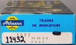 Ho Athearn Blue #1633 50' Plug Door Boxcar Outside Braced Reefer Fgcx Kit. Fixed Price $13.80.