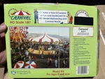 Vintage Ihc Carnival Carousel Ho Scale 1:87 Circus Model Kit 5211 Open Box. Fixed Price $19.99.