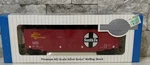 Ho Scale Bachmann Silver #18002 Atsf Santa Fe #15913 50' Plug-door Boxcar Nos. Fixed Price $12.00.