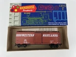 Roundhouse #4950 Scale Western 40' Box Car Red W/ Good. Fixed Price $9.74.
