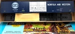 Ho Athearn 1980 86' Hi Cube 4 Door Boxcar Kit Norfolk & Western Nw # 355069. Fixed Price $24.99.