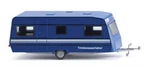 Wiking 9204 Ho Scale 1993-1996 Dethleffs 530 Caravan Camper Trailer Assembled. Fixed Price $27.99.