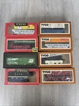 Vintage Tyco Ho Gauge Lot Of 15 Cars & Burlington Virginia Georgia Cv Jd. Fixed Price $29.99.