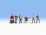 Noch,street Musicians With Sound Effect, 1/87, NOC12820. Fixed Price $46.39.