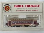 Bachmann Brill Trolley Ho Scale Motorized Streetcar Main Lighted Model Train. Fixed Price $38.00.