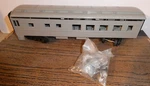 Mth Scale Heavyweight Undecorated Passenger Car With Interior & Lights 12.5". Fixed Price $57.00.