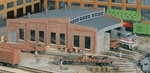 Walthers Cornerstone Three-stall Roundhouse Kit 933-3041. Fixed Price $67.98.