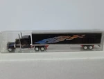 Tonkin Replicas 1:87 Ho Scale Peterbilt 389 W/ 53' Dry Van Trailer - Black.... Fixed Price $44.95.