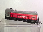 Ahm Burlington Route #9313 Ho Scale Locomotive Switcher Engine *tested & Runs*. Fixed Price $32.99.