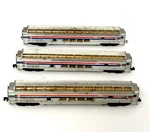 Lot Of Bachmann Ho Amtrak 305 Full Dome Passenger Cars Yellow Seats Is. Fixed Price $68.88.