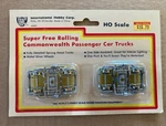 Ihc 4241 Ho Super Free Rolling Commonwealth Passenger Car Trucks (pack Of 2). Fixed Price $25.00.