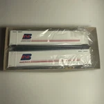 Ho Athearn 5708 48 Ft Container Burlington Northern Bn America 2-PACK. Fixed Price $12.99.