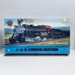 Scale Bachmann 2-8-0 Consolidation Steam Locomotive And Tender HOE-9. Fixed Price $85.00.